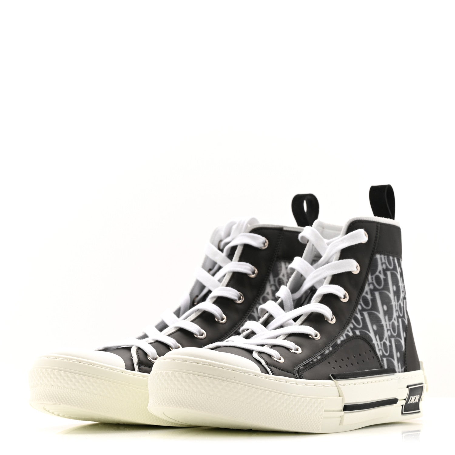 Christian Dior Technical Canvas Oblique Mens B23 High Top 43 Black 4 of 10