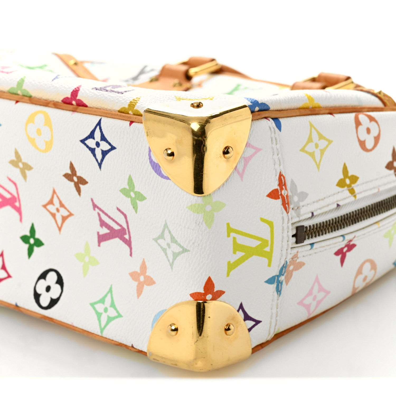 Louis Vuitton Monogram Multicolor Trouville White 1866939 – FASHIONPHILE