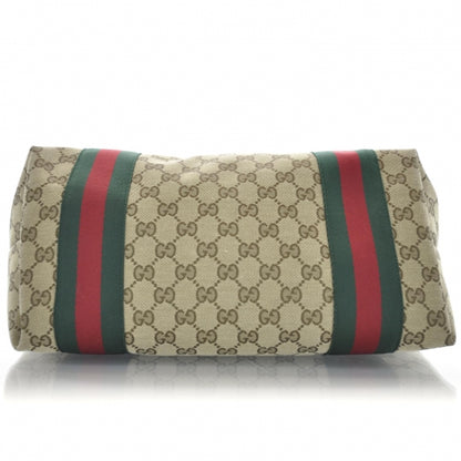 Gucci Monogram Web Large Jolie Tote Brown 5 of 9
