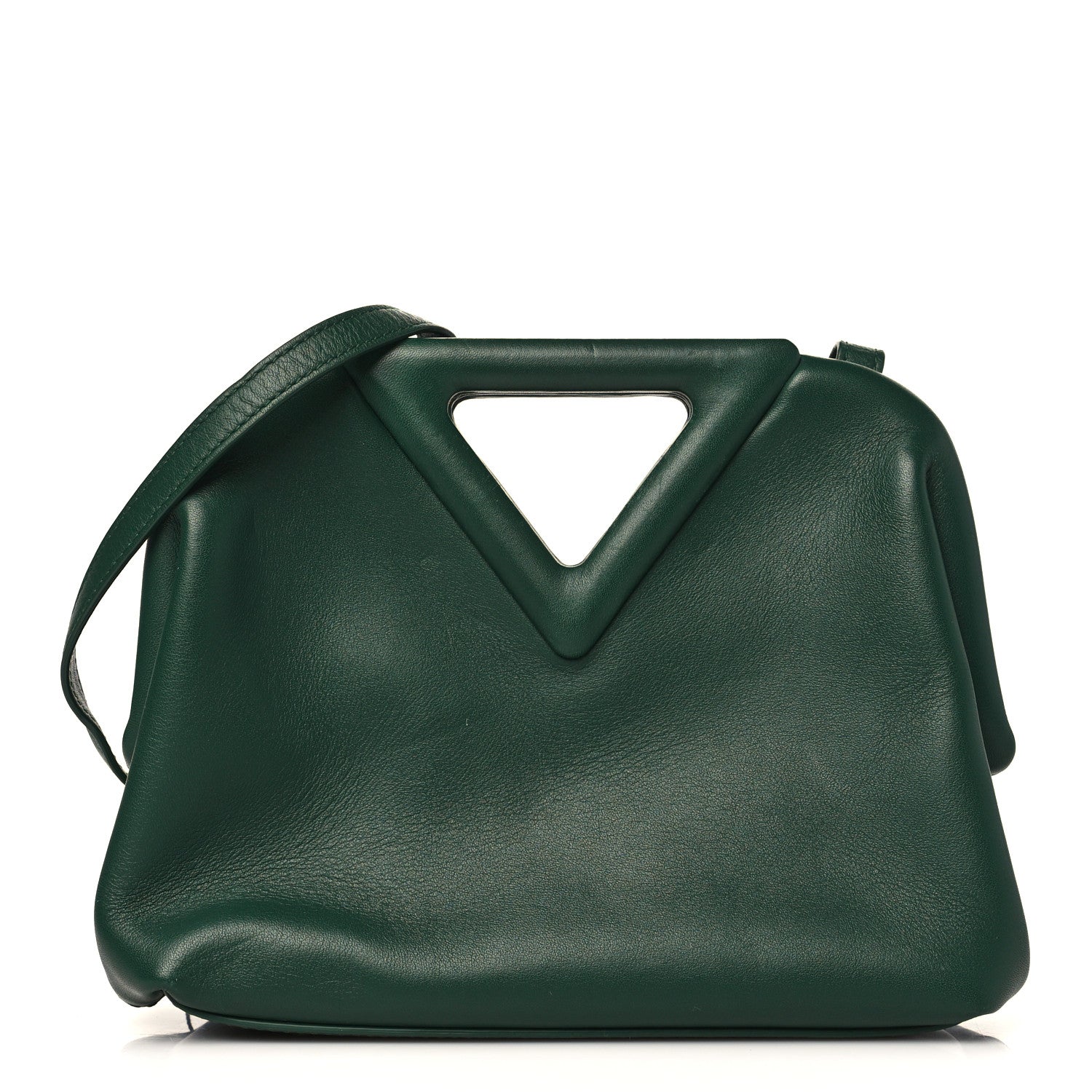 Bottega Veneta Calfskin Small The Point Triangle Bag Raintree 1 of 8
