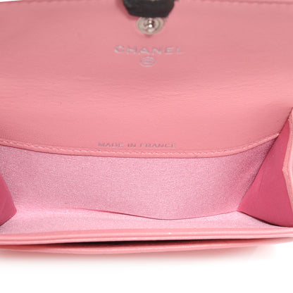 Chanel Lambskin Camellia Coin Purse Pink 6 of 9