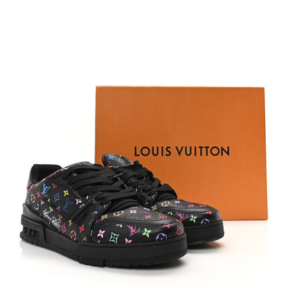 Louis Vuitton LV X TM Calfskin Monogram Multicolor LV Trainer Sneakers 8 Black 9 of 9