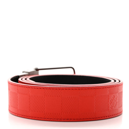 Louis Vuitton Damier Infini Calfskin 35mm Belt 95 38 Magma 3 of 7