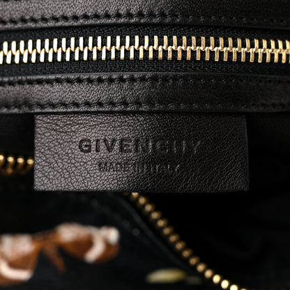 Givenchy Lambskin Magnolia Print Medium Pandora Black 6 of 10