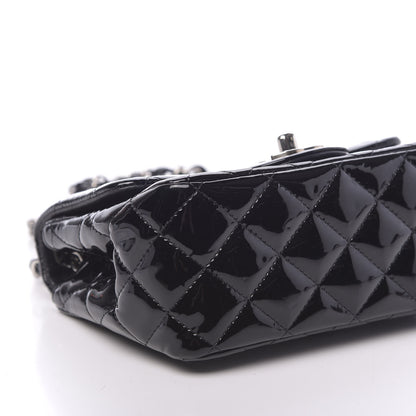 Chanel Patent Calfskin Quilted Mini Square Flap Black 9 of 12