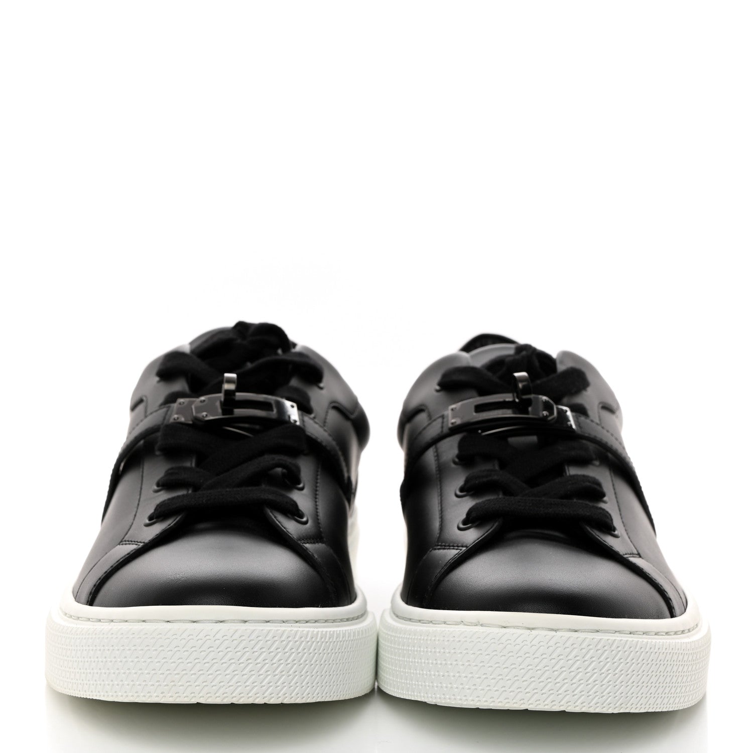 Hermes Calfskin Day Sneakers 41 Black 2 of 8