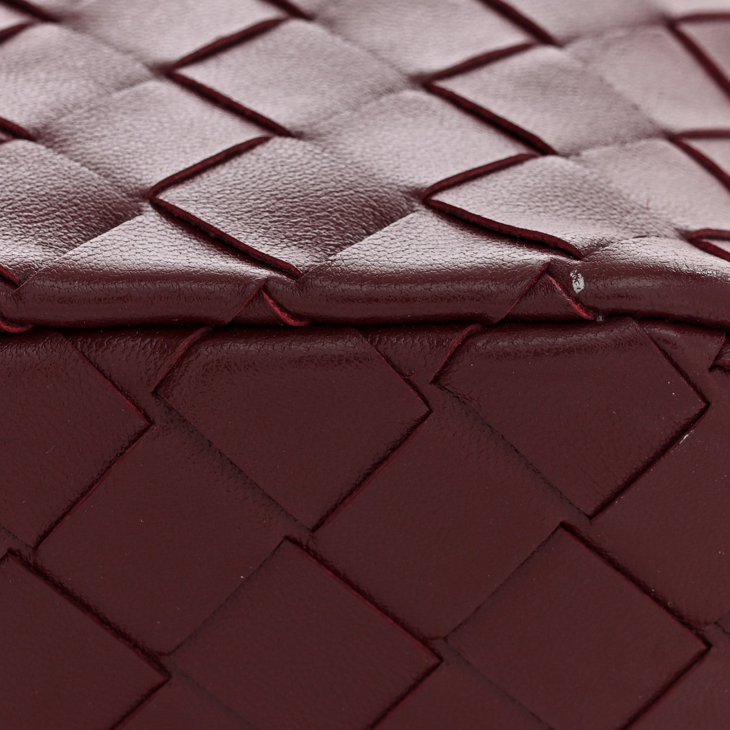 Bottega Veneta Nappa Intrecciato Bang Bang Vanity Case Barolo 10 of 10