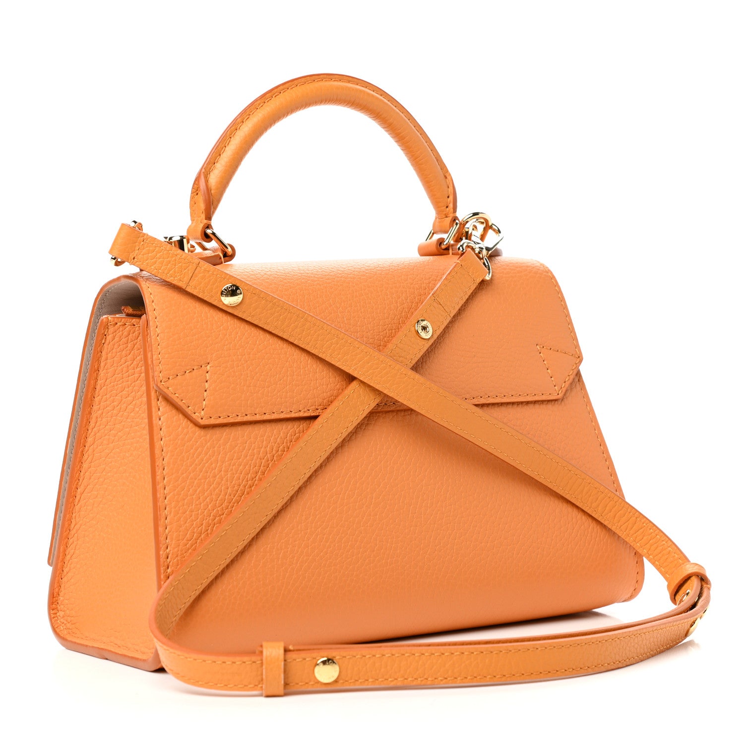 Louis Vuitton Taurillon Twist One Handle PM Saffron 3 of 9