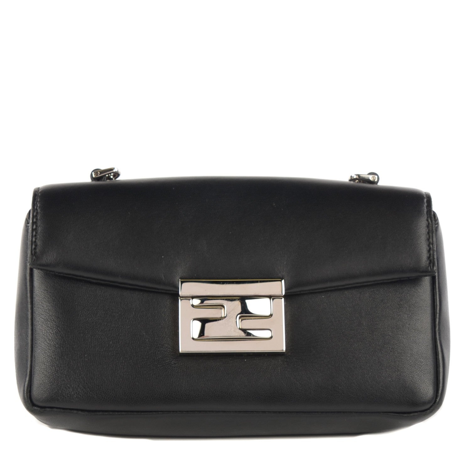 Fendi Nappa Mini Be Baguette Black 1 of 9