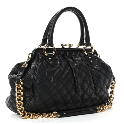 Marc Jacobs Calfskin Quilted Stam Black 2 of 4