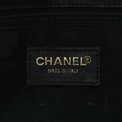 Chanel Satin Quilted Chocolate Bar Flap Black 6 of 7