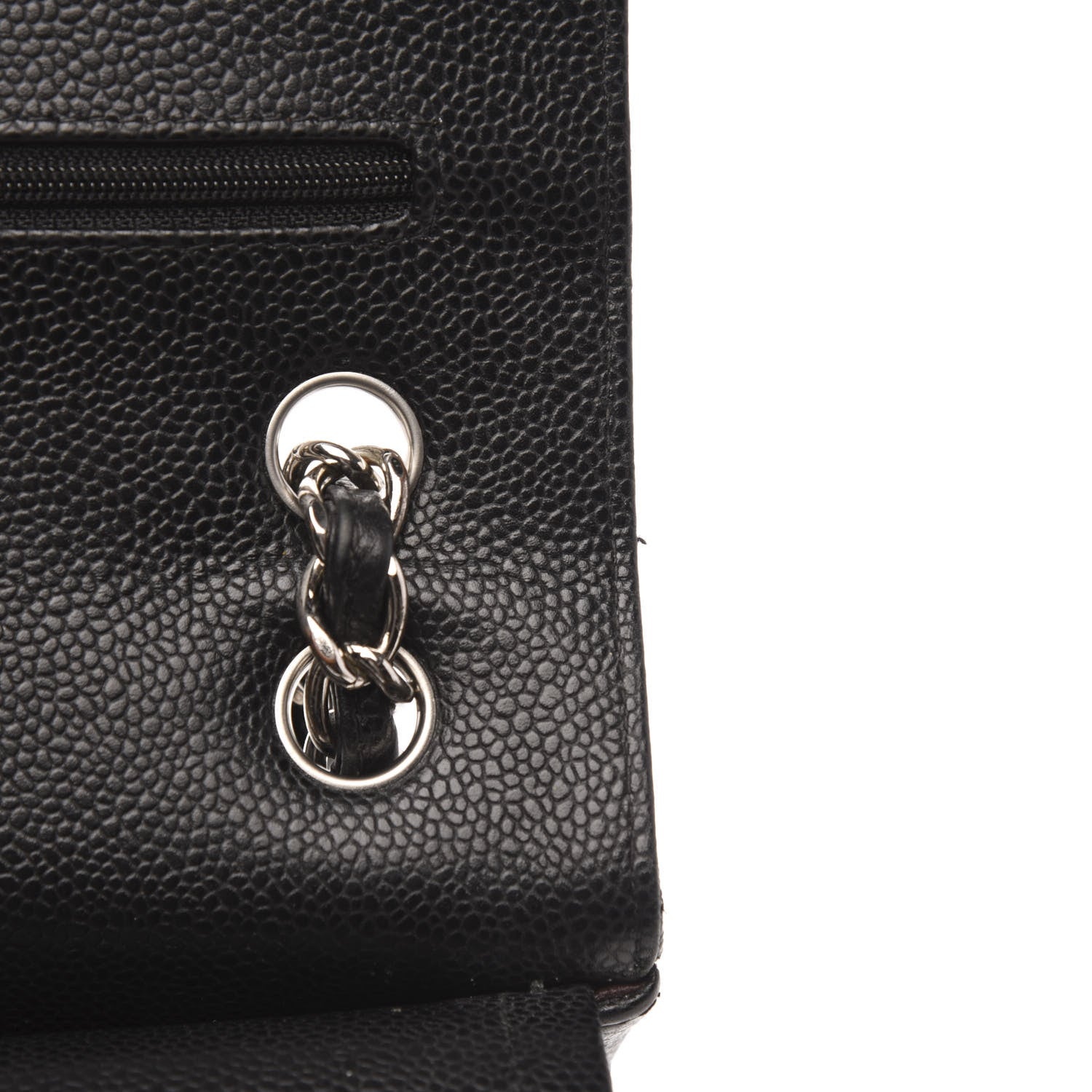 Chanel Caviar Quilted Jumbo Double Flap Black 16 of 20