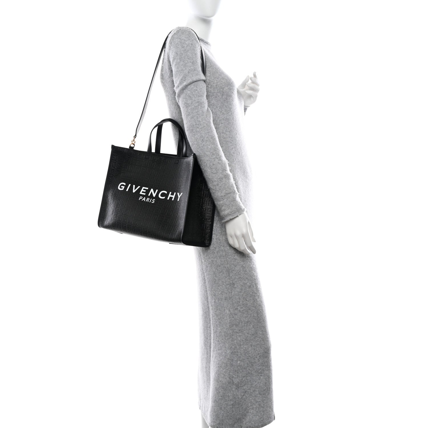 Givenchy 4G Coated Canvas Logo Medium G-Tote Black 2 of 10