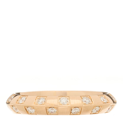 Louis Vuitton 18K Pink Gold Diamond Le Damier Ring 51 5.75 3 of 5