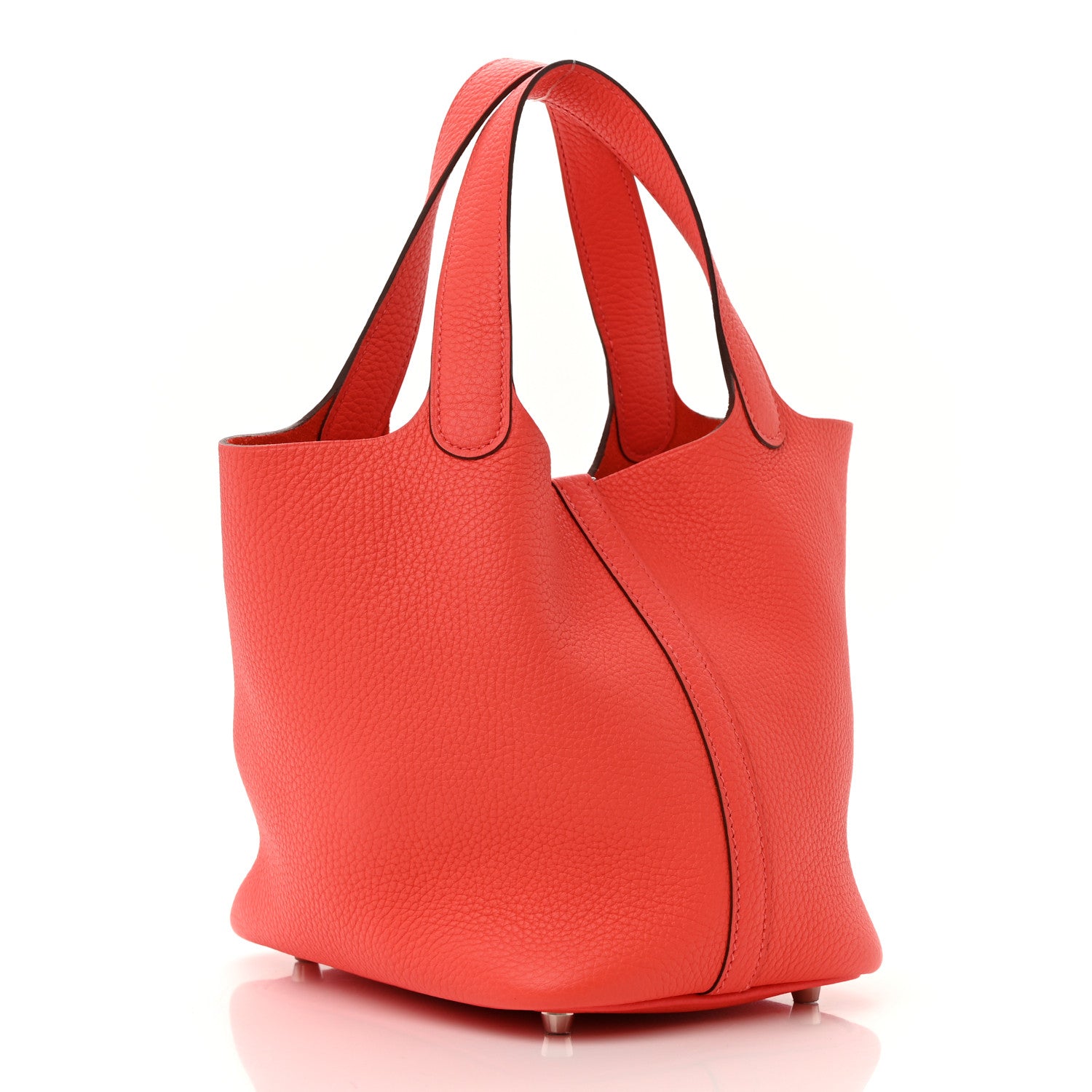 Hermes Taurillon Clemence Picotin Lock 18 PM Rose Jaipur 3 of 10