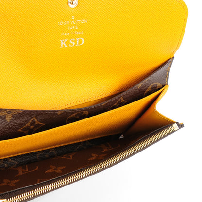 Louis Vuitton Monogram Emilie Wallet Mimosa 6 of 7
