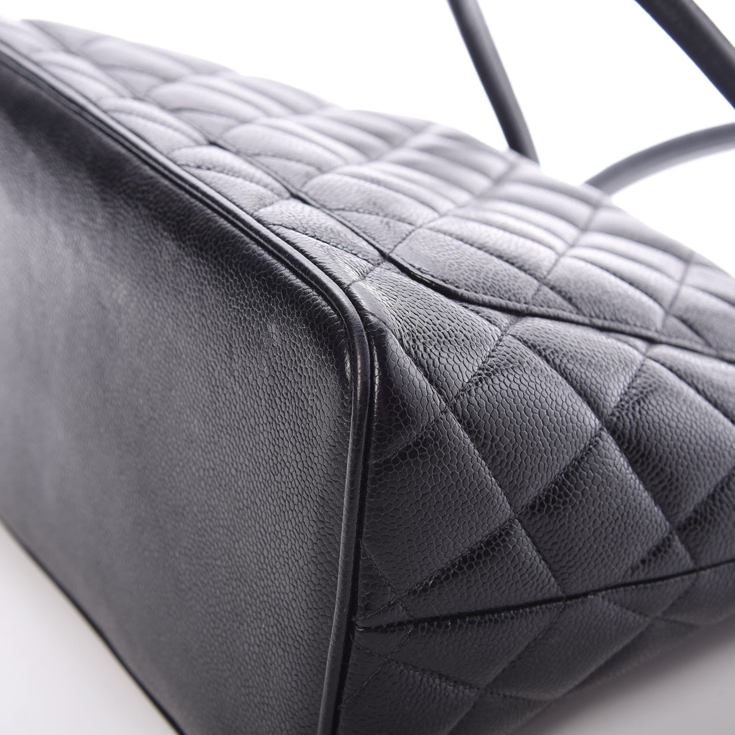Chanel Caviar Quilted Medallion Tote Black 14 of 15