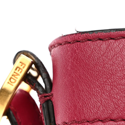 Fendi Pequin Vitello Shoulder Tote Tobacco Amarena 14 of 16