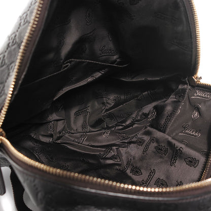 Gucci Guccissima Medium Classic Backpack Black 5 of 8