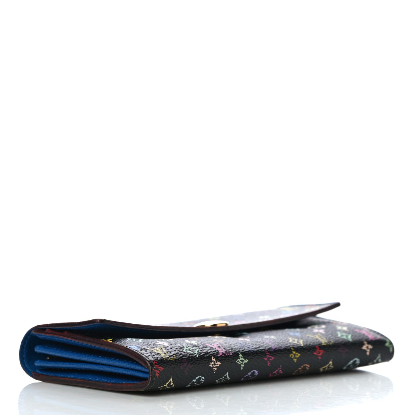 Monogram Multicolor Sarah Wallet Black Bleuet