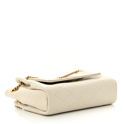 Saint Laurent Lambskin Quilted Monogram Mini Nolita Crema Soft 4 of 11