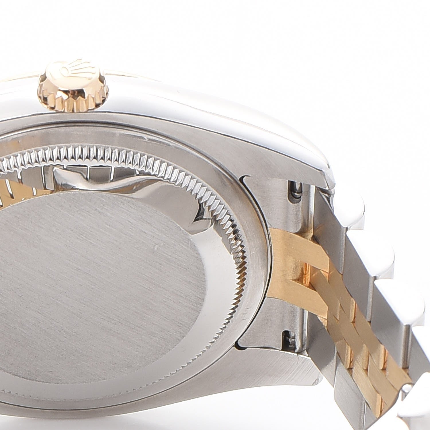 Rolex Stainless Steel 18K Yellow Gold Diamond 36mm Oyster Perpetual Datejust Watch Silver 116233 6 of 11