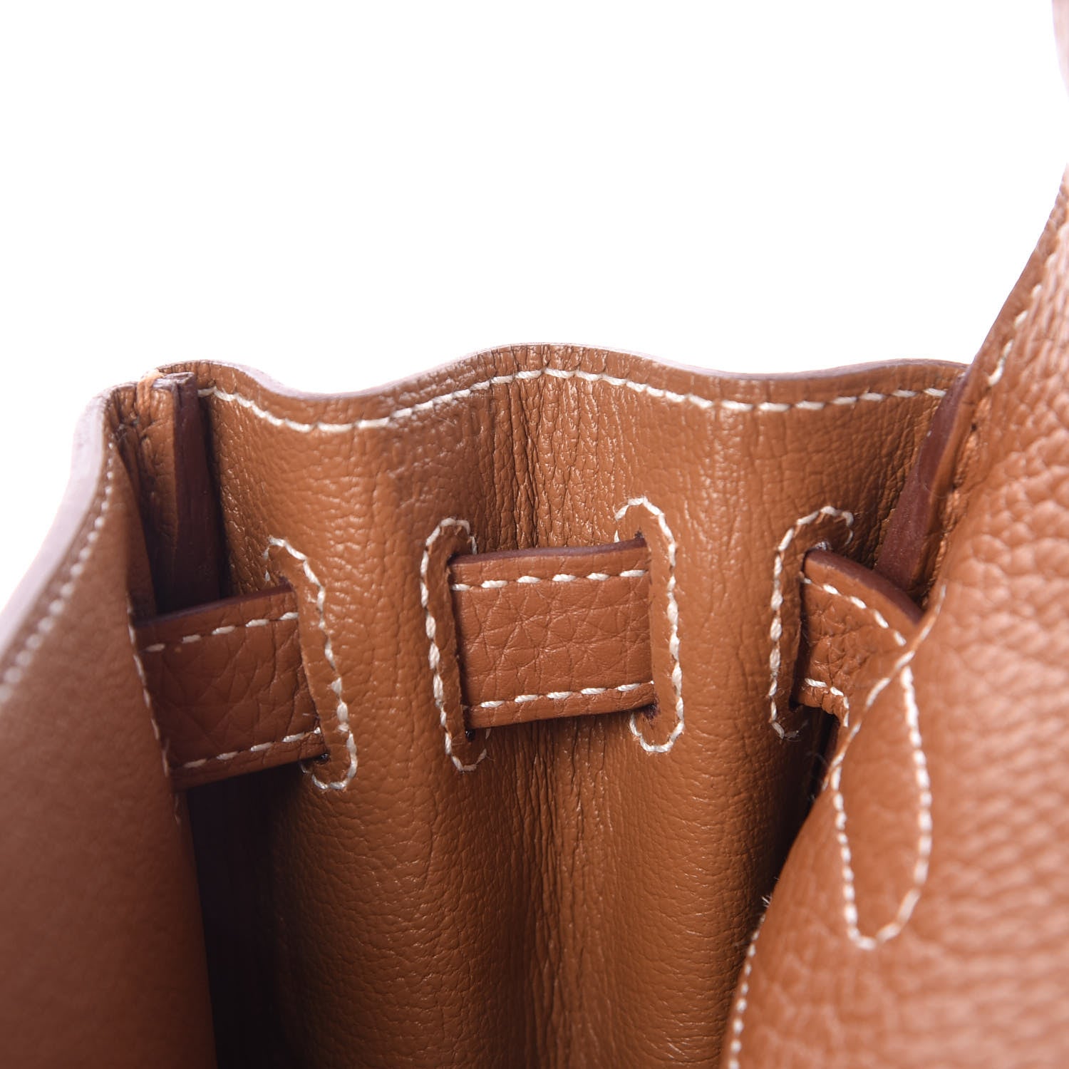 Hermes Taurillon Clemence Kelly Ado Backpack Gold 18 of 30