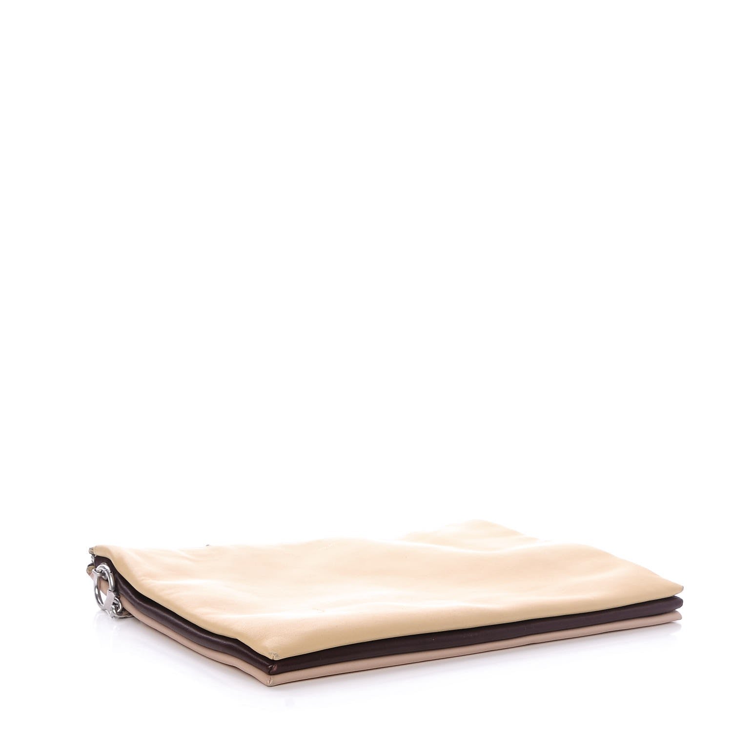 Celine Lambskin Soft Trio Zipped Bag Vanilla 4 of 11