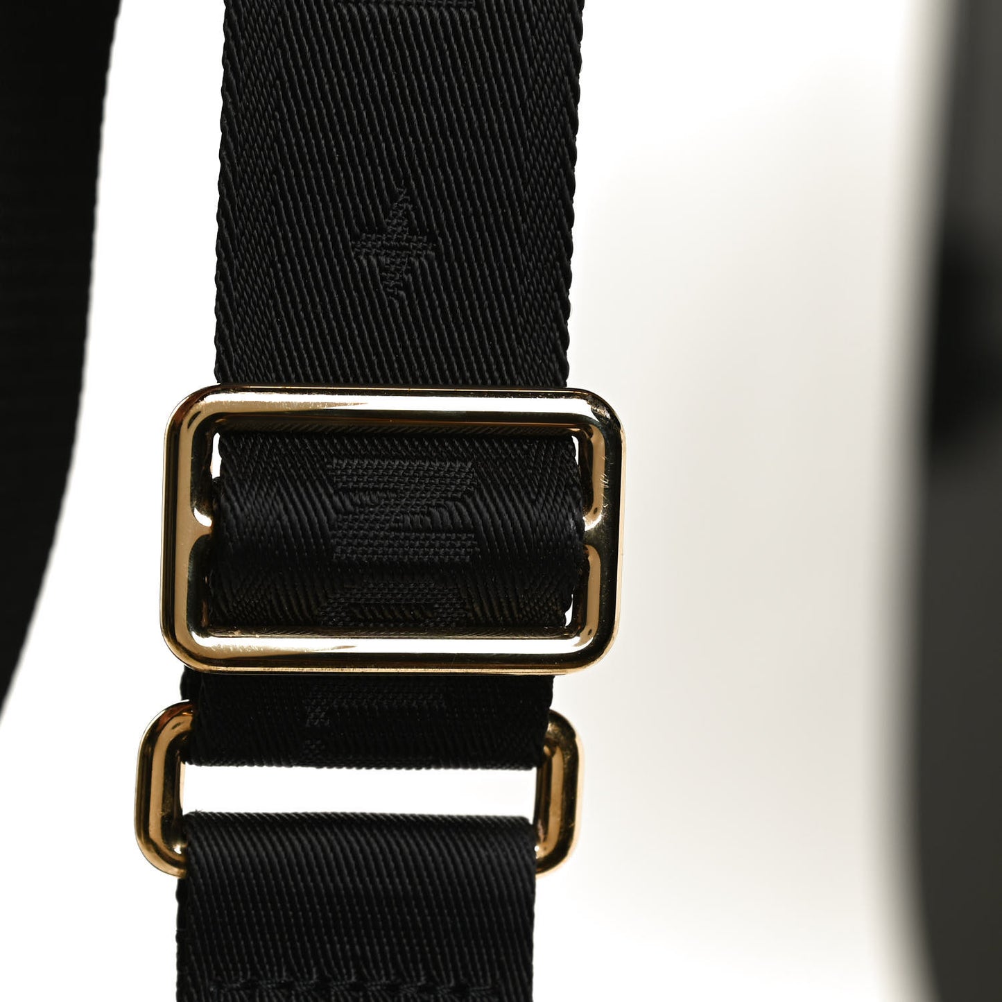 Nylon Petite Malle Souple Shoulder Strap Black