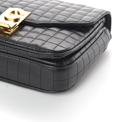 Celine Calfskin Quilted Medium C Bag Black 7 of 7