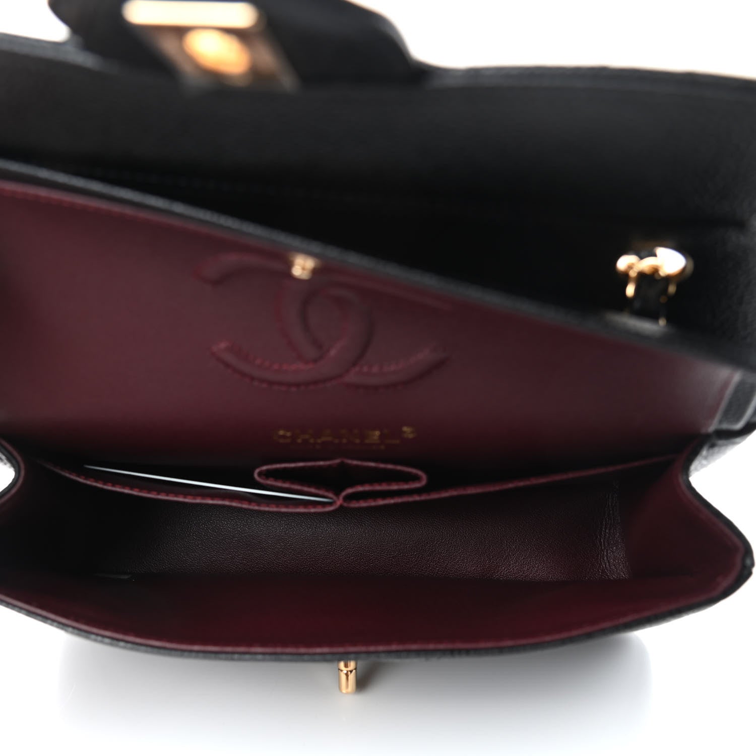Chanel Caviar Quilted Small Double Flap Black 5 of 9