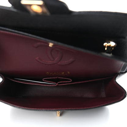 Chanel Caviar Quilted Small Double Flap Black 5 of 9