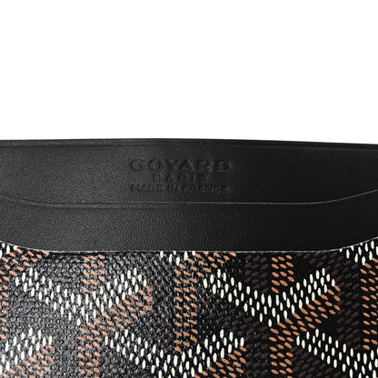 Goyard Goyardine Saint Sulpice Card Holder Black 6 of 7