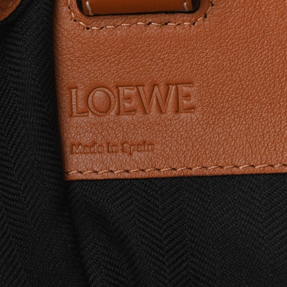 Loewe Calfskin Denim Medium Hammock Shoulder Bag Multitone Tan 9 of 11