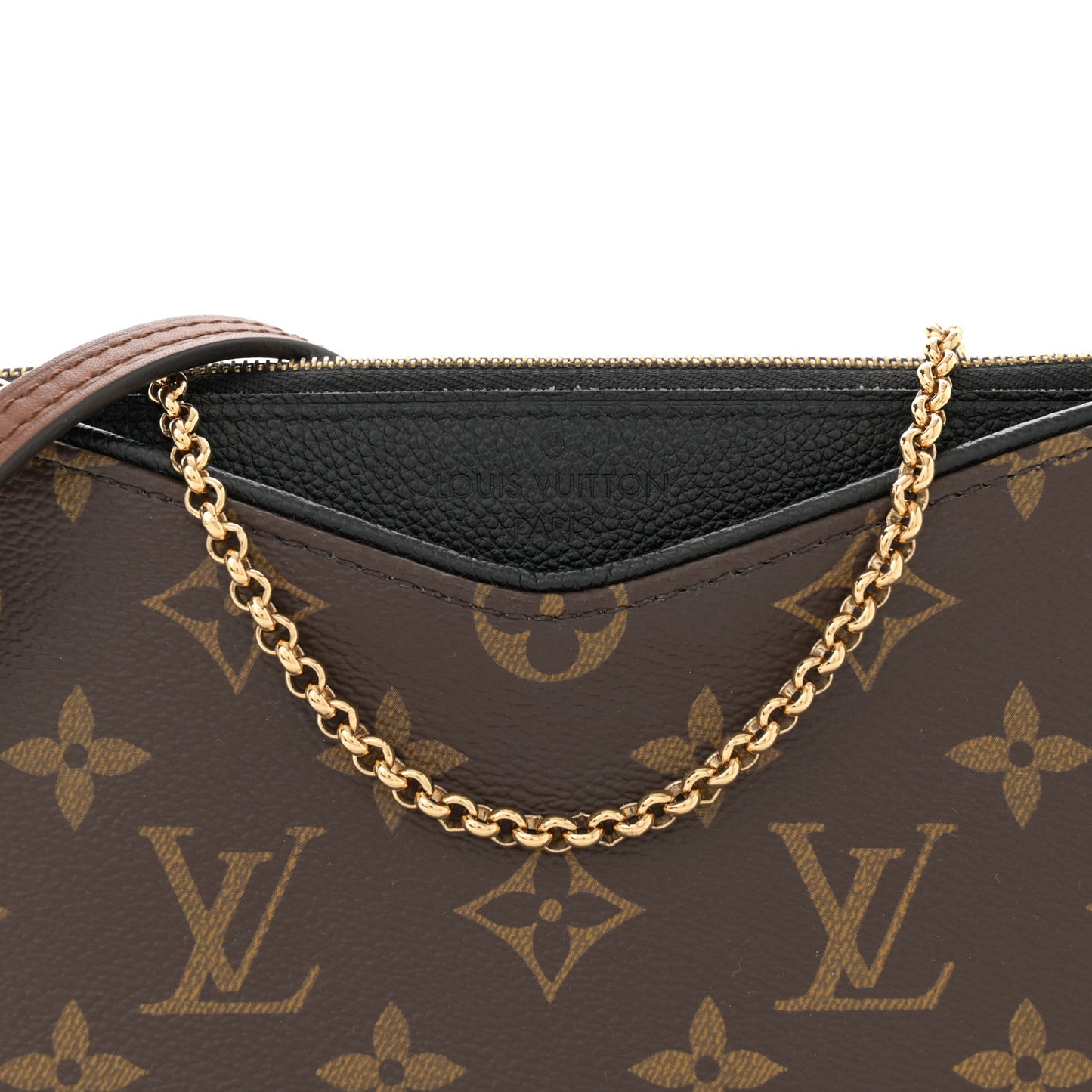 Monogram Pallas Clutch Black