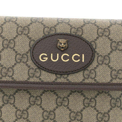 Gucci GG Supreme Monogram Neo Vintage Web Belt Bag Brown 8 of 10