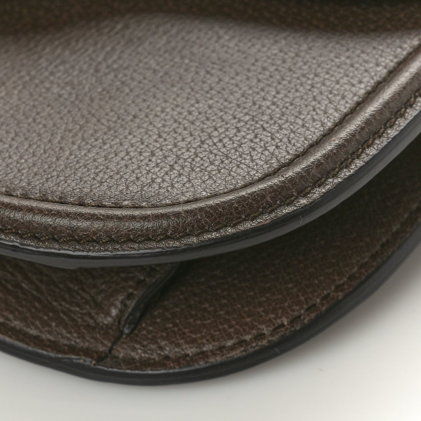 Textured Calfskin Web Crystal Heart Stripe Small Totem Shoulder Bag New Acero