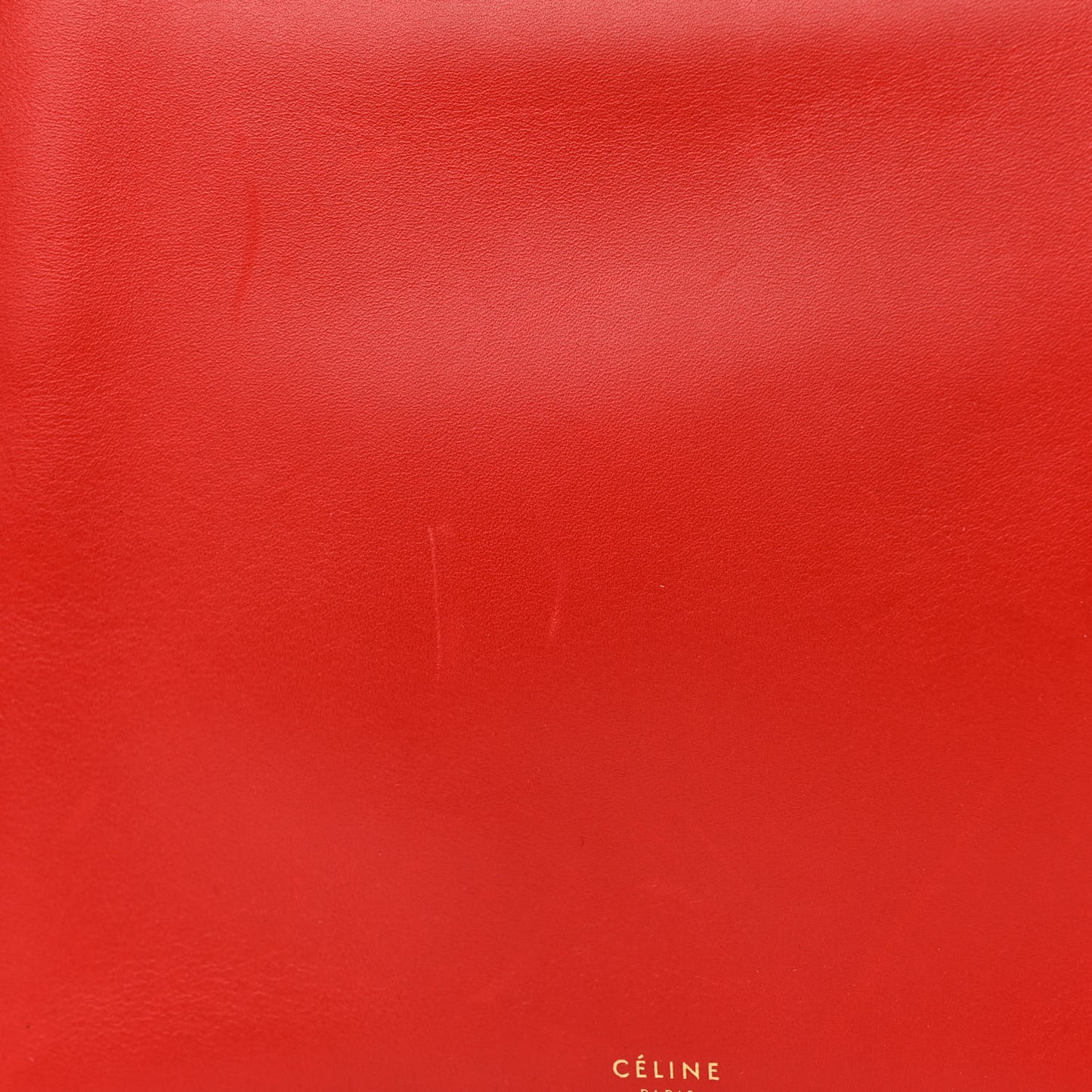 Smooth Calfskin Mini Clasp Bag Red