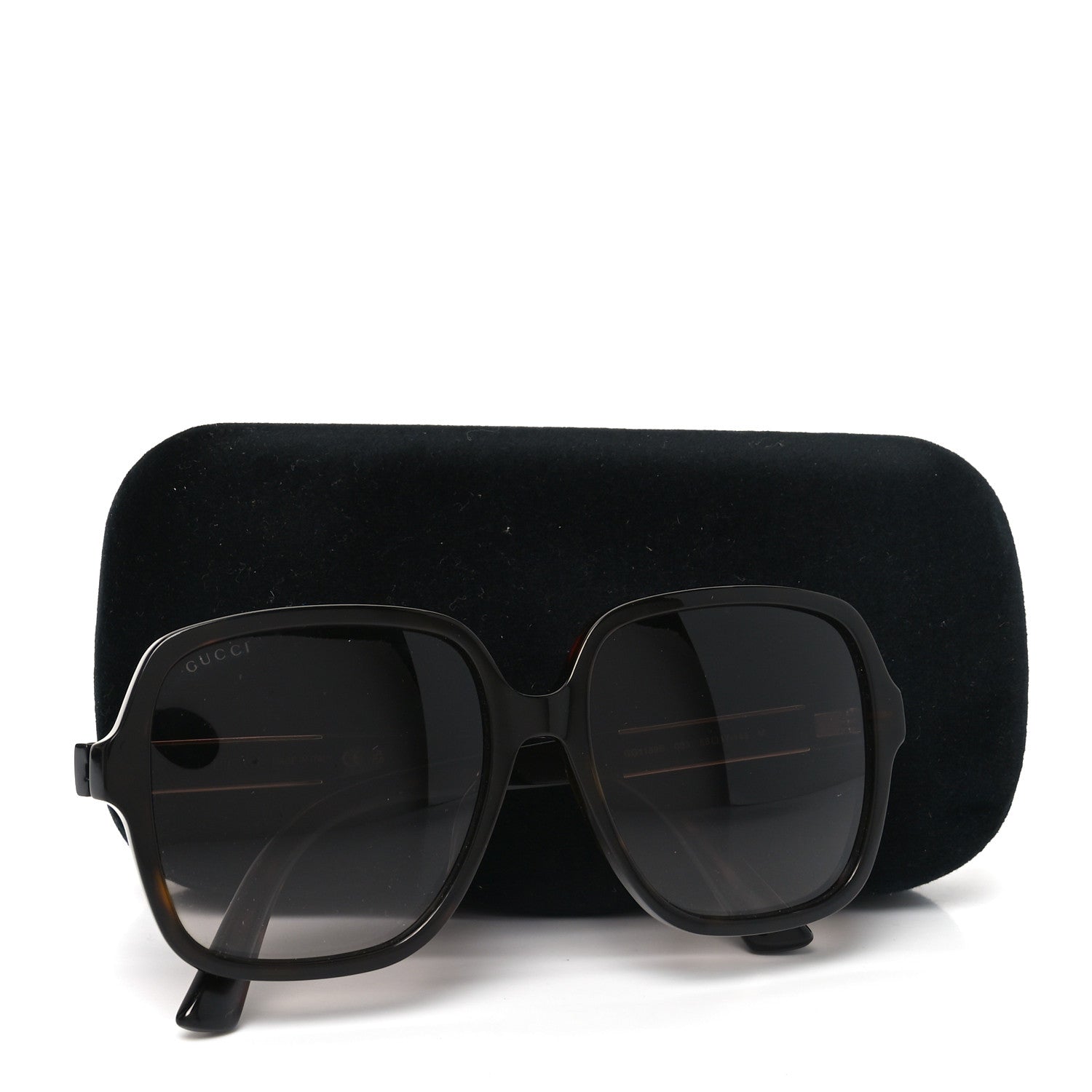 Gucci Oversized Square GG1189S Sunglasses Havana 7 of 7