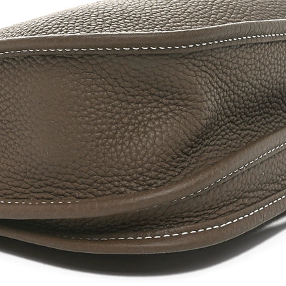 Hermes Taurillon Clemence Evelyne III PM Etoupe 10 of 10