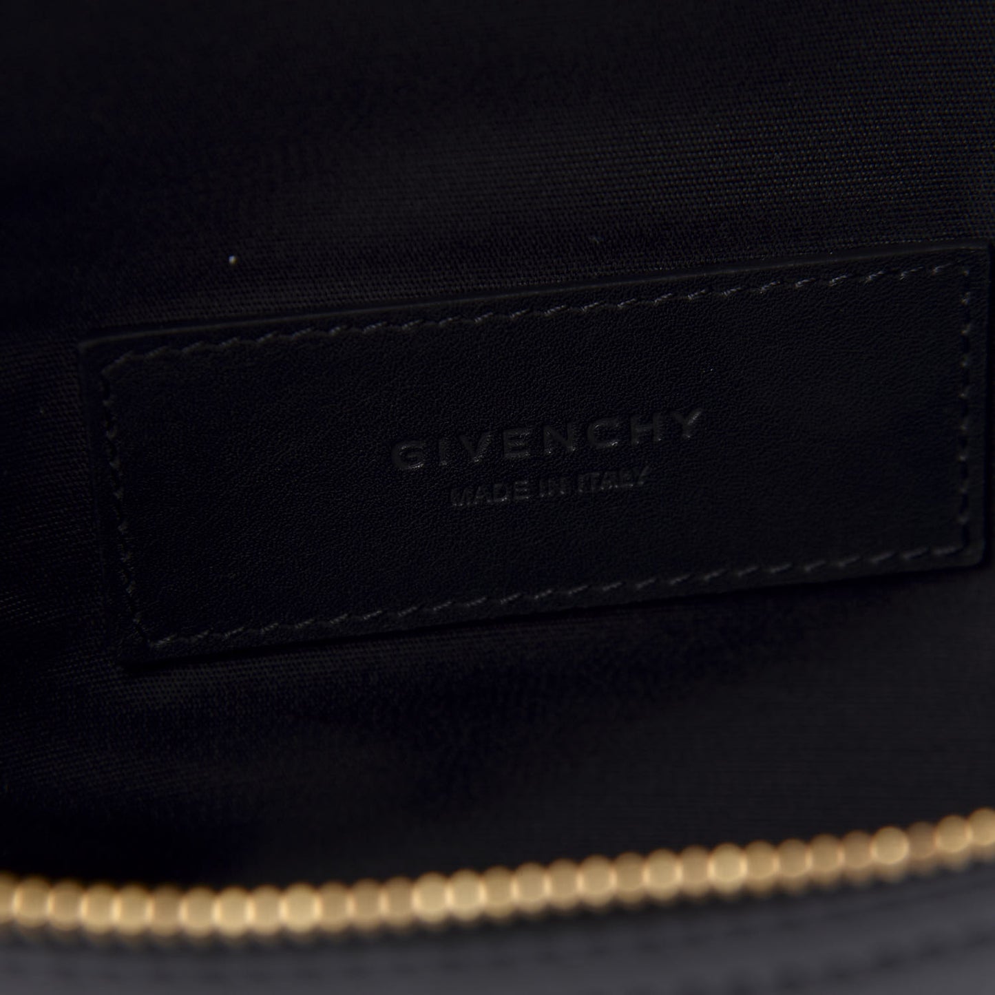 Calfskin Whip Belt Bag Black