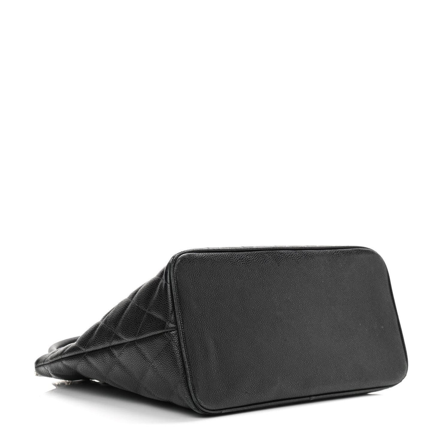 Caviar Quilted Medallion Tote Black