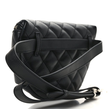 Chanel Calfskin Quilted Waist Belt Bag Black 3 of 11