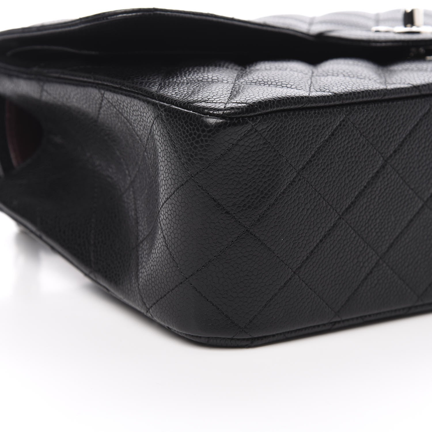 Chanel Caviar Quilted Jumbo Double Flap Black 9 of 11
