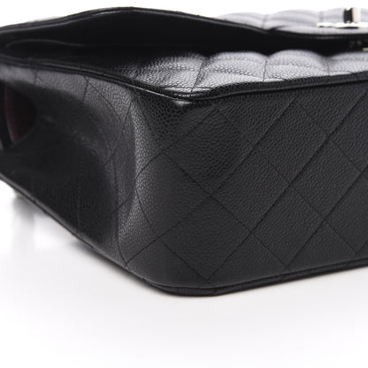 Chanel Caviar Quilted Jumbo Double Flap Black 9 of 11