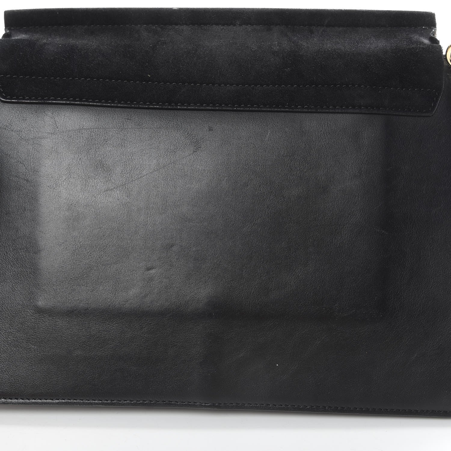 Chloe Suede Calfskin Medium Faye Shoulder Bag Black 17 of 20