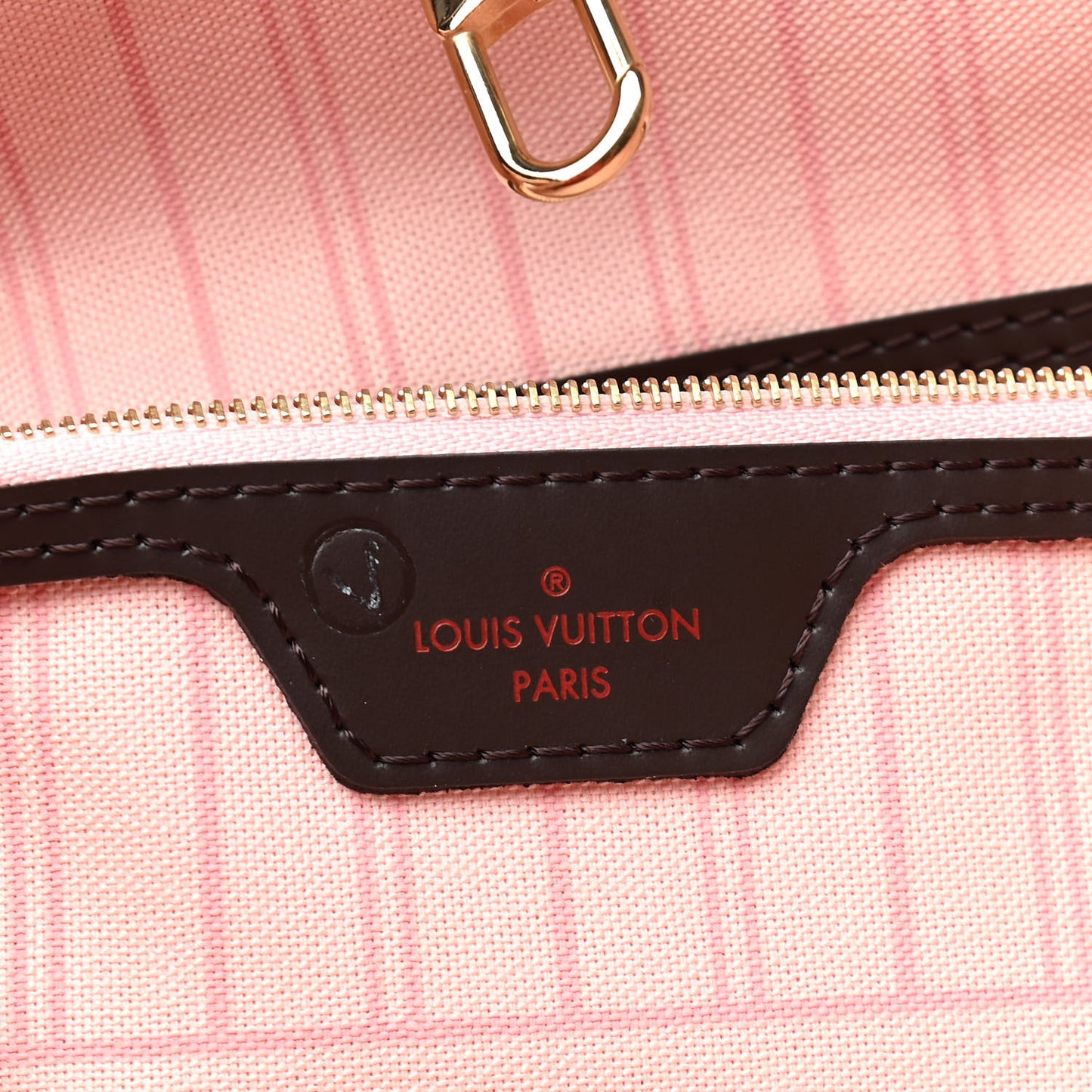 Damier Ebene Neo Neverfull MM Rose Ballerine