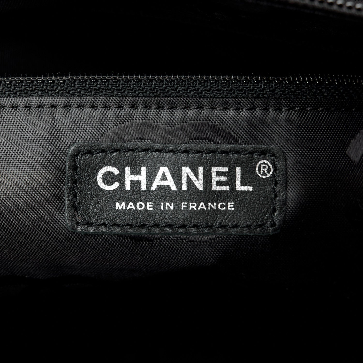 Chanel Calfskin Quilted Large Cambon Tote Beige Black 6 of 13
