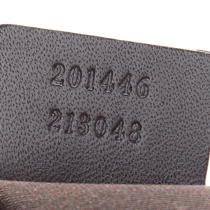 Gucci GG Supreme Monogram Medium Flat Messenger Bag Dark Brown 7 of 10