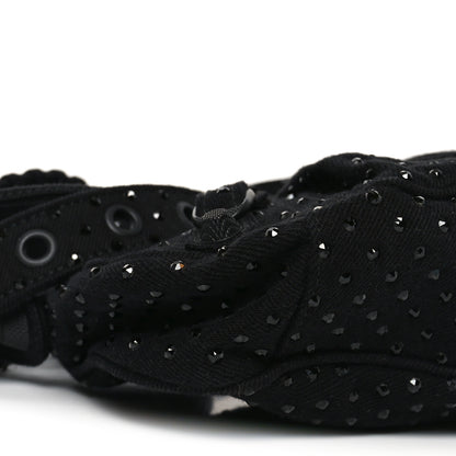 Balenciaga Denim Embellished Le Cagole Shoulder Bag XS Black 9 of 12